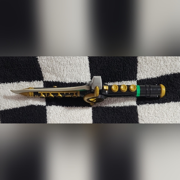 Vintage 1994 Bandai Power Rangers Green Ranger JDF Dragon Dagger Flute - Picture 2 of 3